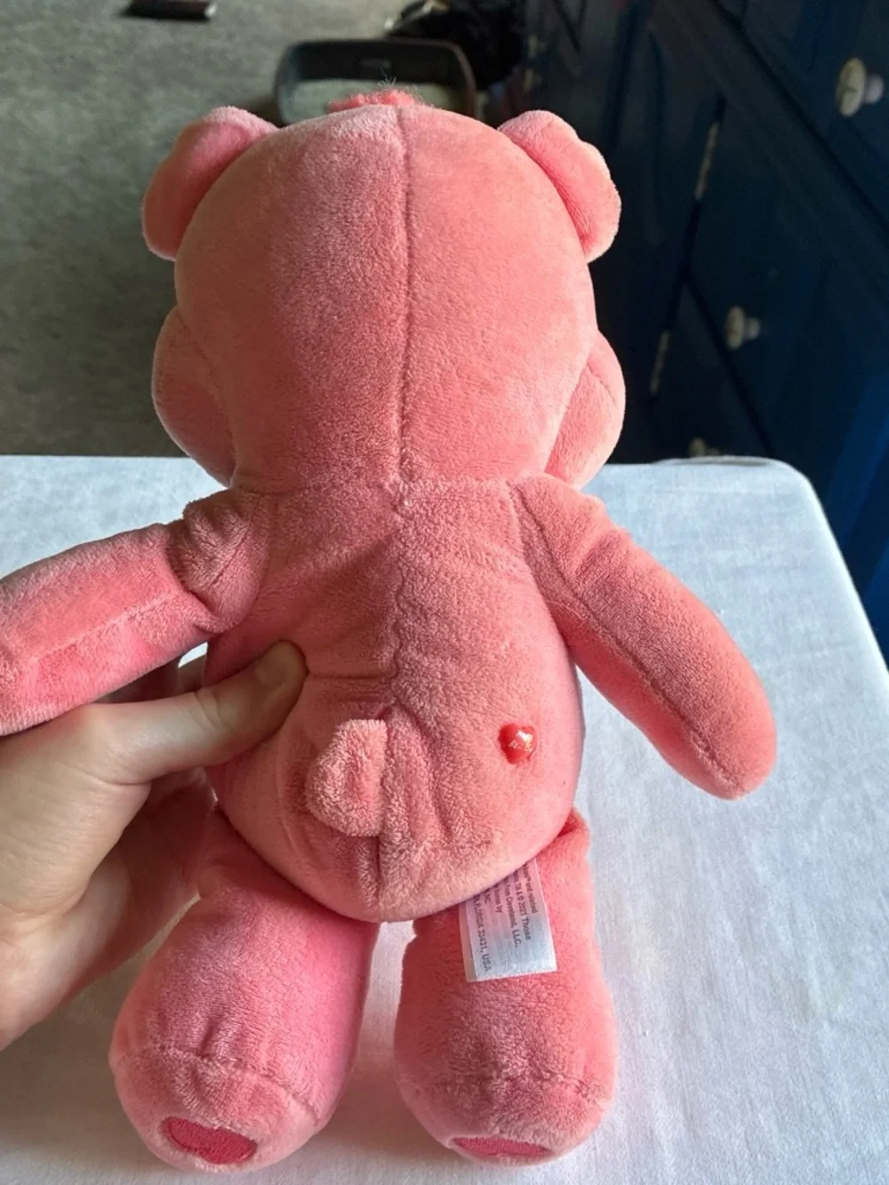Care Bears Pink Twin-Heart Belly Plush